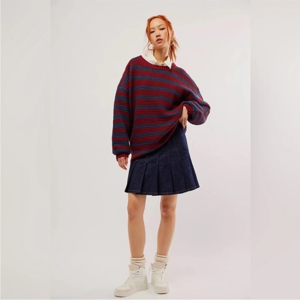 NWOT Free People Links Pullover M